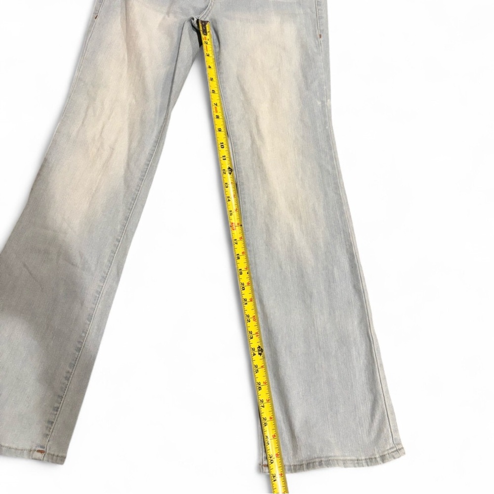 True Religion Becca Bootcut Jeans 30 Light Wash Y2K Mid Rise Flap Pocket  Denim - Picture 8 of 11